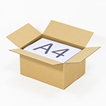 【宅配80サイズ】A4クリアファイル対応ダンボール箱 330×240×175-2