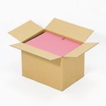 【宅配100サイズ】A4クリアファイル対応ダンボール箱 330×240×240-3