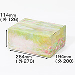 【宅配60サイズ】絵画ダンボール(モネの睡蓮-3)-1