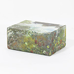 【宅配60サイズ】絵画ダンボール(モネのアルジャントゥイユのモネの家の庭)-4