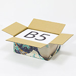 【宅配60サイズ】絵画ダンボール(北斎の冨嶽三十六景 神奈川沖浪裏)-6