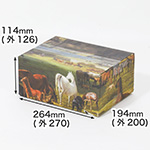 【宅配60サイズ】絵画ダンボール(ジャック=ローラン・アガセのリヴァーズ卿の種馬牧場)-1