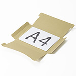 【A4/厚さ3cm/両面茶】定番ダンボール箱(クリックポスト最大)まとめ買い-2