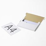 【A4/厚さ3cm/表面白】定番ダンボール箱(クリックポスト最大)まとめ買い-3