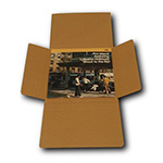 【LPレコード対応】開封用ジッパー付きダンボール箱(深さ可変式) まとめ買い-1