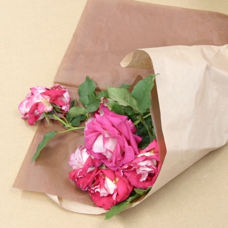 バッグや靴、花のブーケなどに。色薄葉紙(ブラウン)｜梱包材・緩衝材 