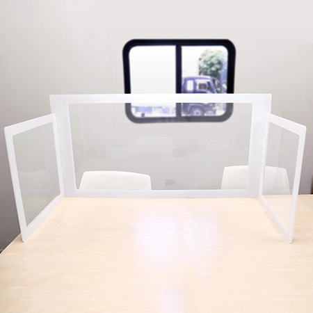 飛沫防止パーテーション 3面フィルム付き 1000×600×400-8